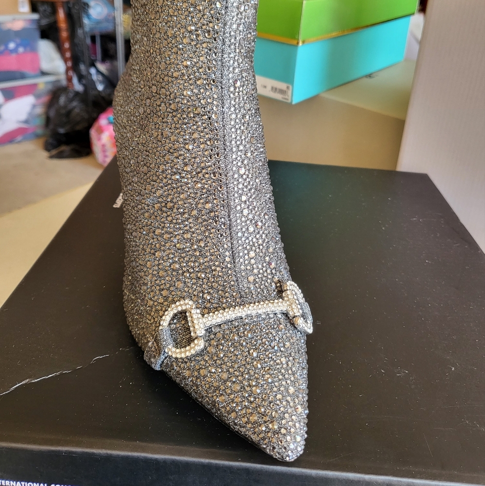 INC Ignacia3 rhinestone bootie